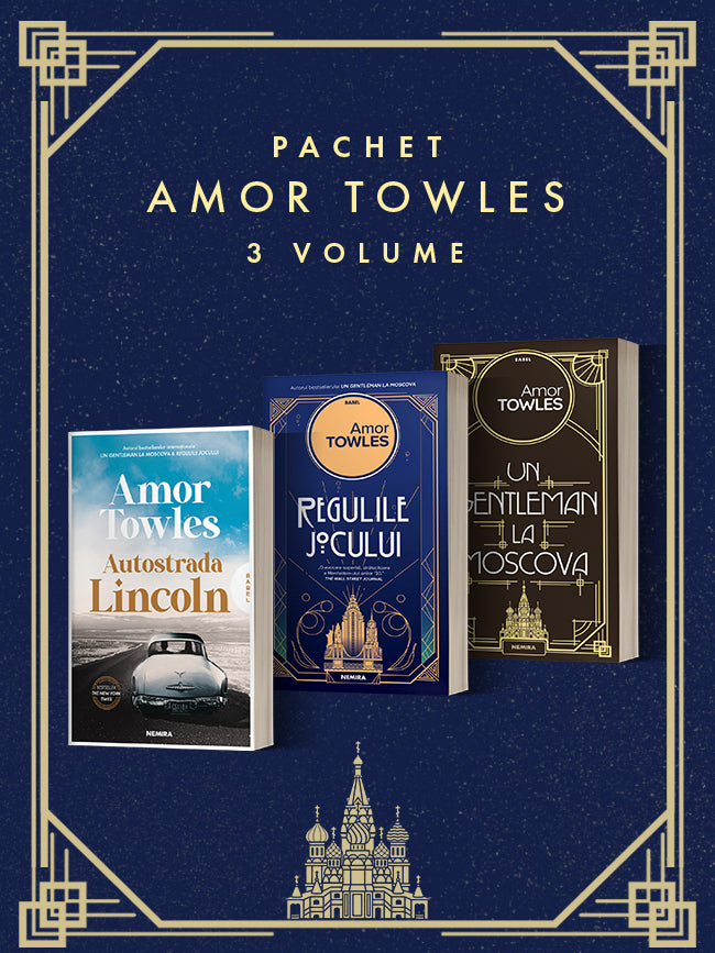 Pachet Amor Towles 3 vol. - Amor Towles - Amor Towles