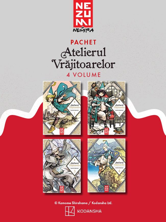Pachet Atelierul vrajitoarelor 4 vol.