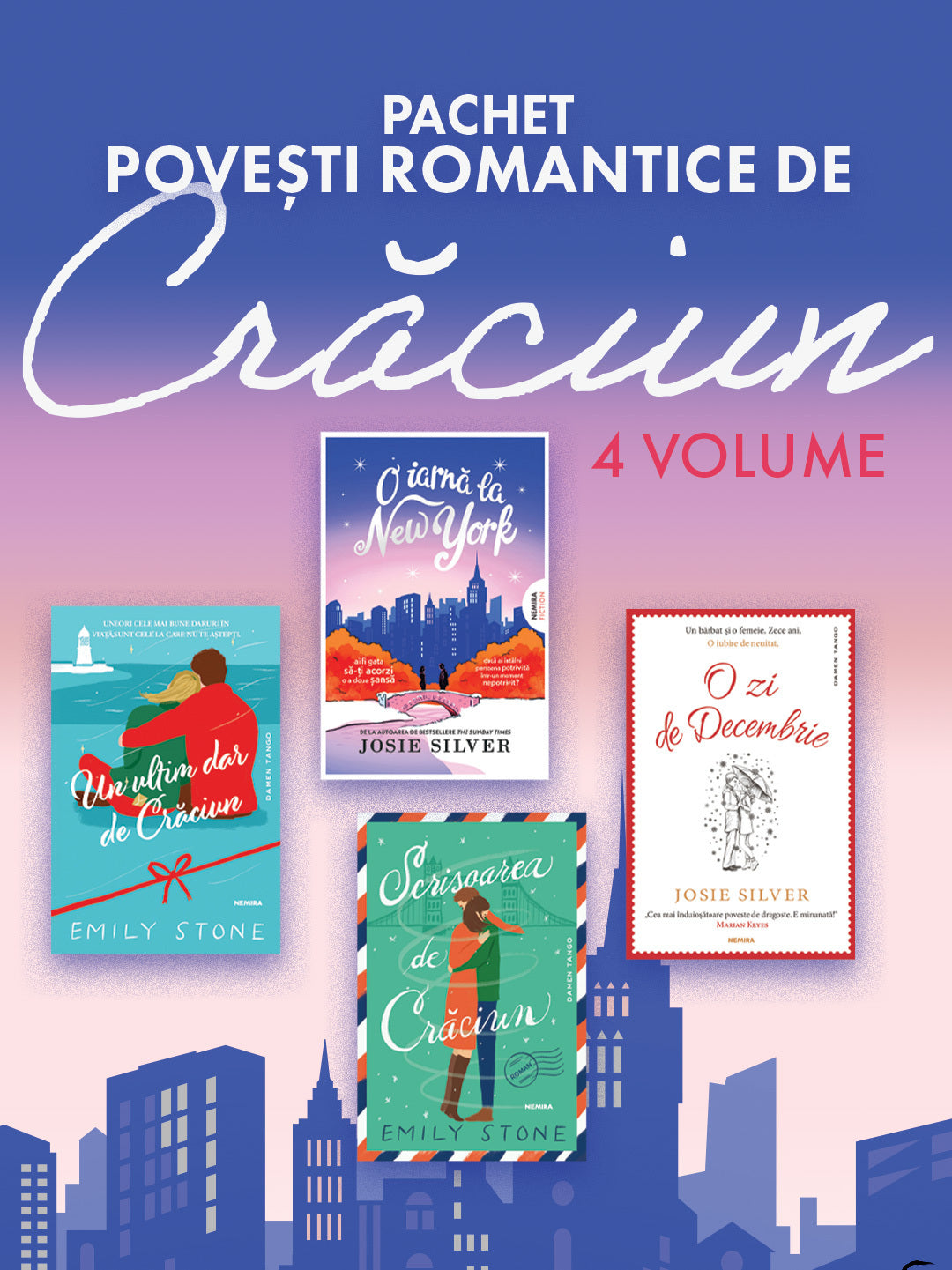 Pachet Povești romantice de Crăciun 4 vol. - trumia - trumia