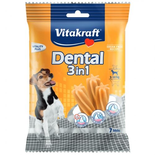 Recompense Caini Vitakraft Dental Snack 3in1 Small, 120 g