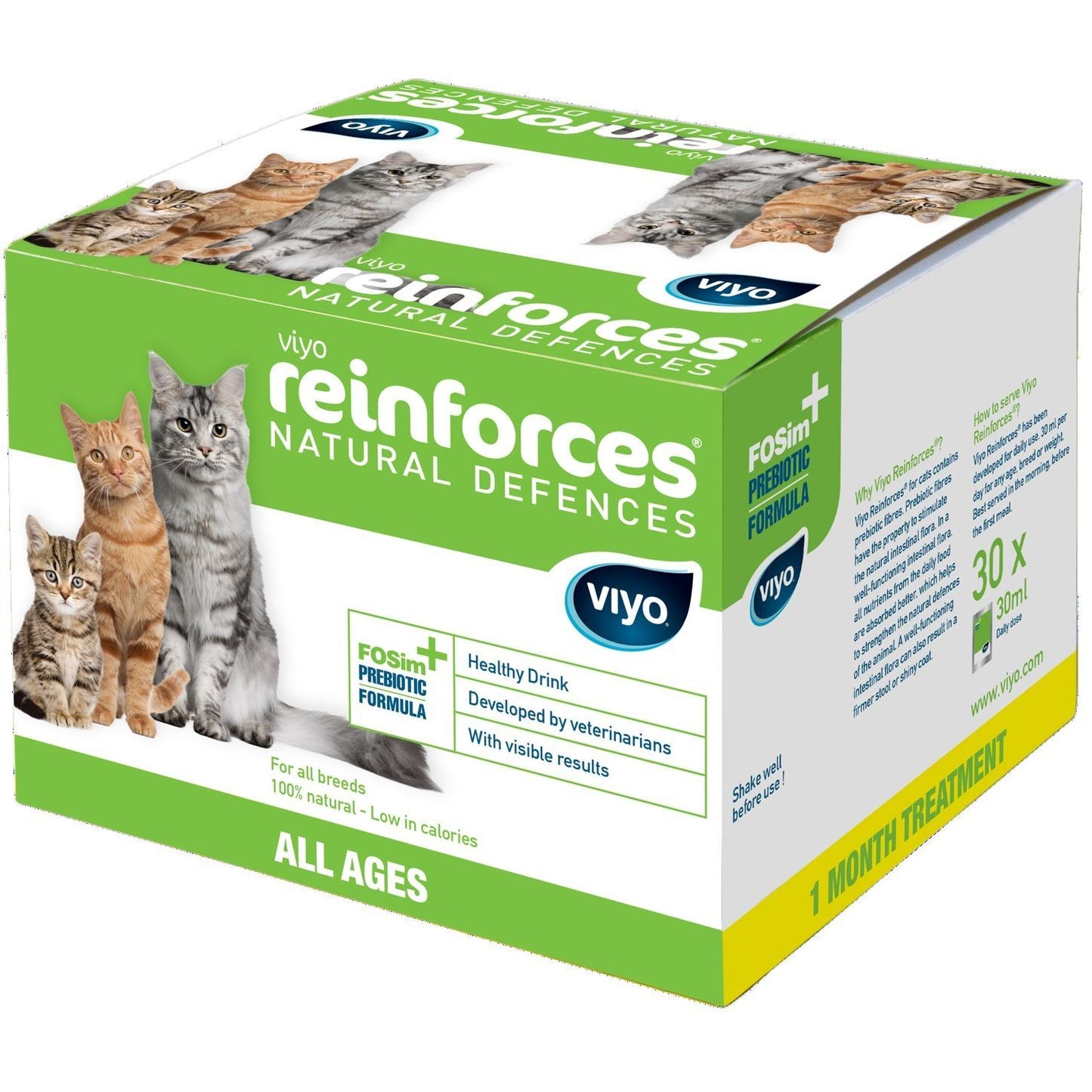 Viyo Reinforces Cat 30x30 ml (toate varstele)