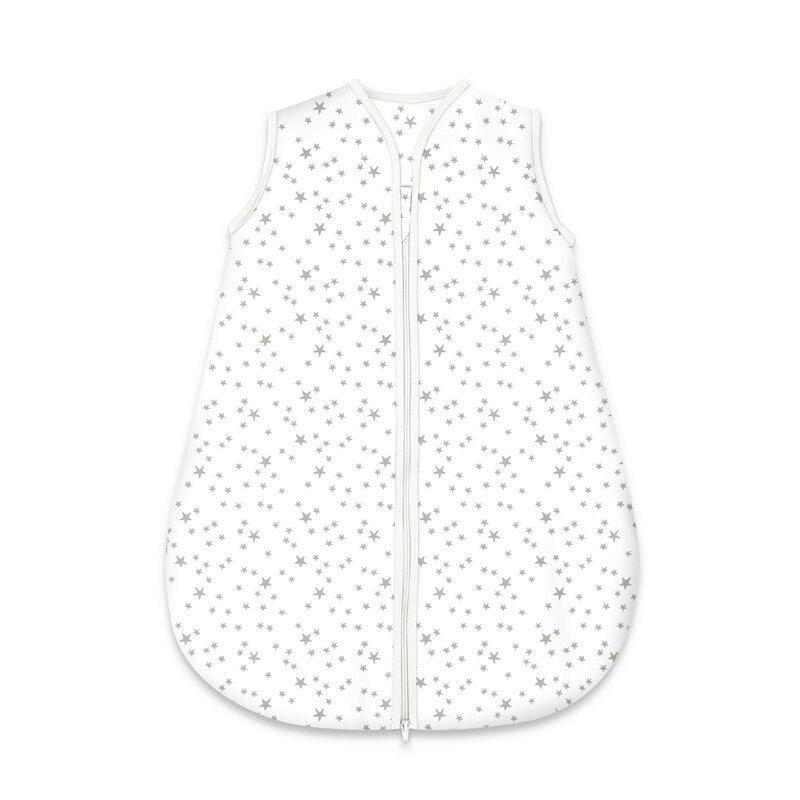 Sac de dormit, MimiNu, Pentru bebelusi, De iarna, Din bumbac certificat Oeko Tex Standard 100, Cu fermoar, 70 cm, 0 - 6 luni, 2.5 Tog, Mini Grays