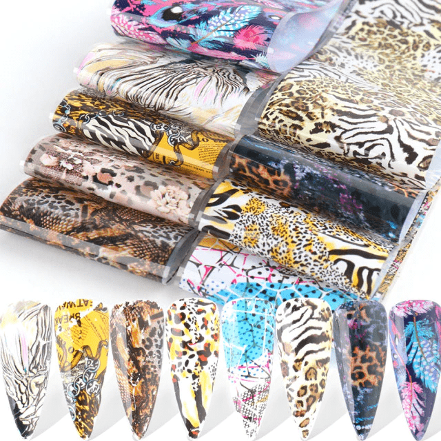 Set 10 Folii De Transfer 20X4Cm. Ft-Sd63 - Ft-Sd63
