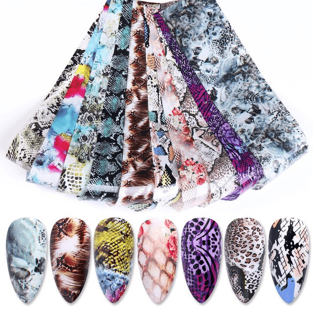 Set 10 Folii De Transfer 20X4Cm. Ft-Rs10 - Ft-Rs10