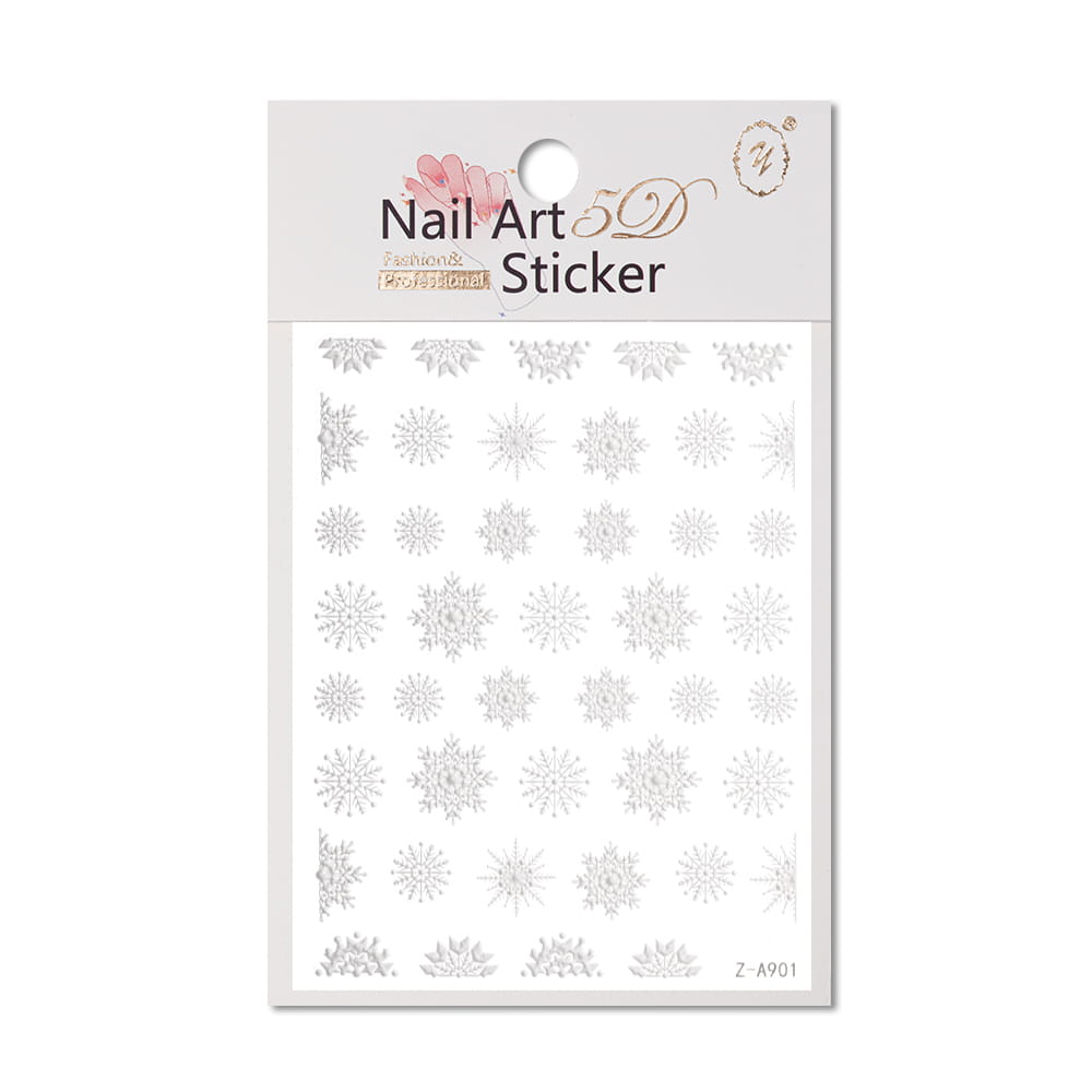 Sticker Decor Unghii Model Iarna/Craciun Z-A901 - Cj-023 - Everin
