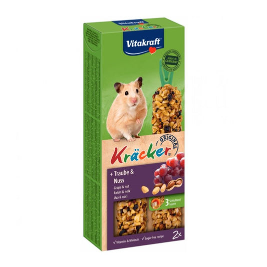 Baton Hamsteri Vitakraft Struguri/ Nuci, 2 buc