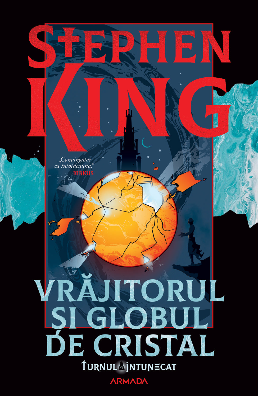 Vrăjitorul și globul de cristal - ediție sprayed edges (Seria TURNUL ÎNTUNECAT partea a IV-a) - Stephen King - Stephen King
