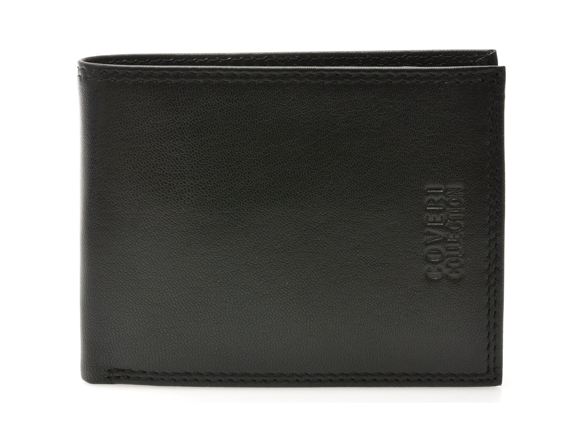 Portofel COVERI COLLECTION negru, 808292, din piele naturala