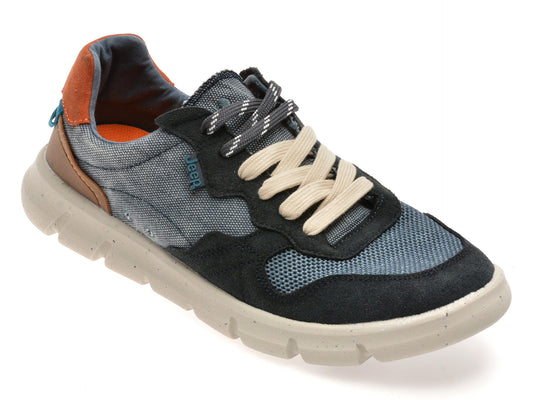 Pantofi sport JEEP albastri, M51004A, din material textil