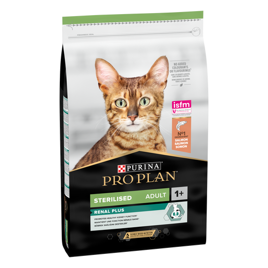 ​PURINA PRO PLAN STERILISED Renal Plus, Somon, 10 kg