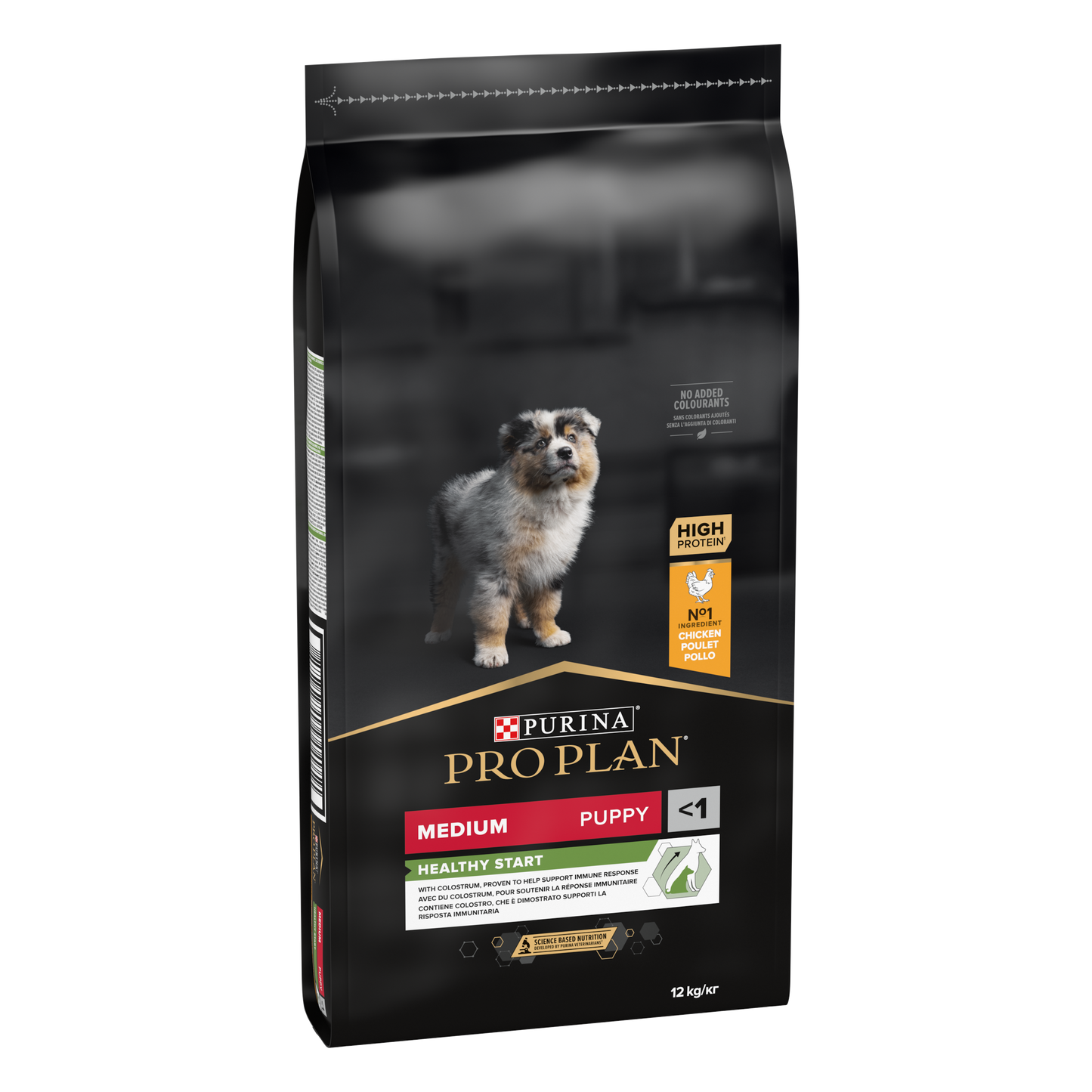 PURINA PRO PLAN PUPPY Healthy Start, Talie Medie, Pui, 12 kg