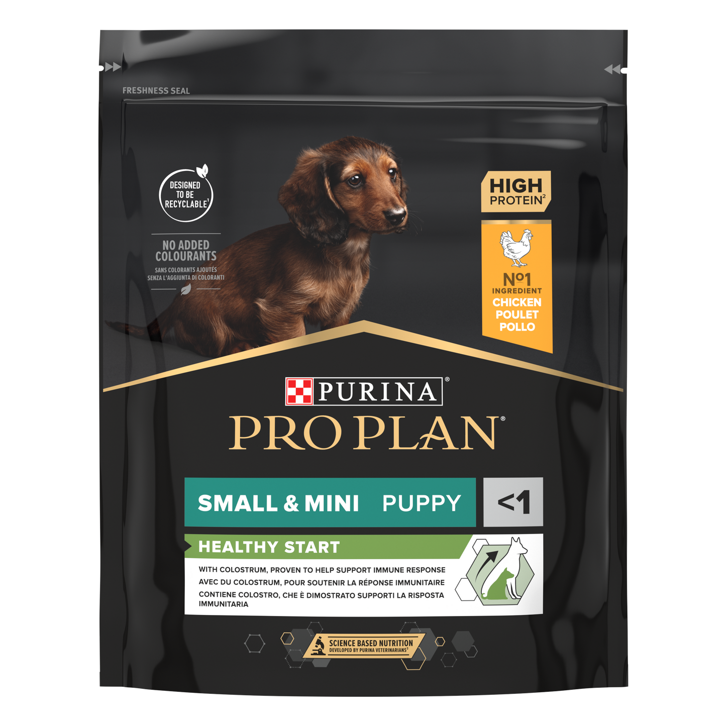 PURINA PRO PLAN PUPPY Healthy Start, Talie Mică și Foarte Mică, Pui, 700 g