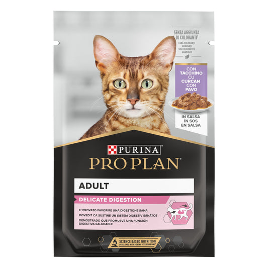 PURINA PRO PLAN DELICATE NUTRISAVOUR, Curcan, 85 g