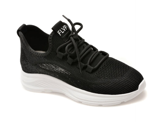 Pantofi sport FLAVIA PASSINI negri, 22587, din material textil