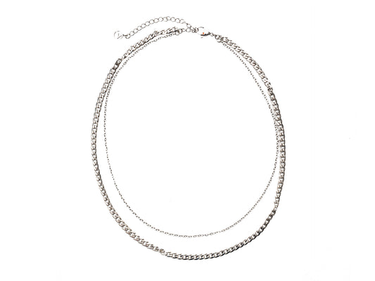 Colier ALDO argintiu, LOVECHAIN 040, din metal