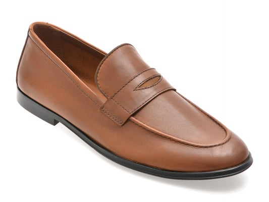 Mocasini eleganti ALDO maro, JOURNEY 220, din piele naturala