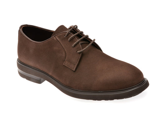 Pantofi eleganti OTTER maro, E180, din nabuc