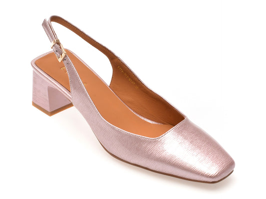 Pantofi EPICA roz, 5179, din piele naturala lacuita