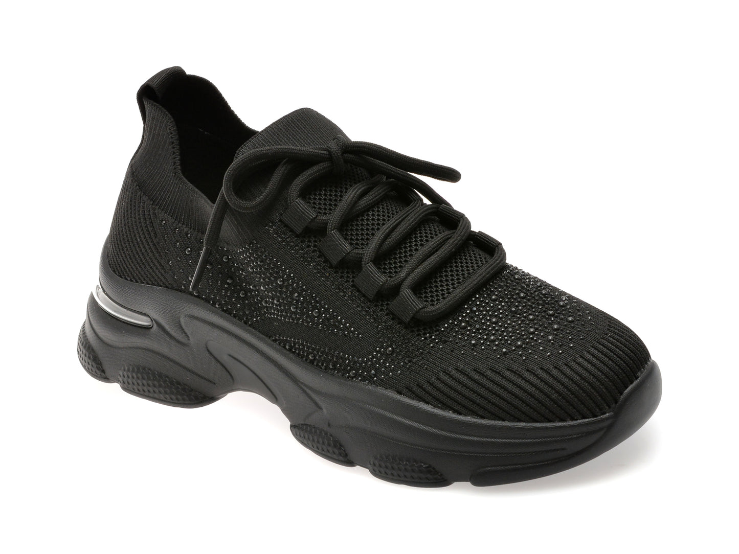 Pantofi sport FLAVIA PASSINI negri, 213315B, din material textil