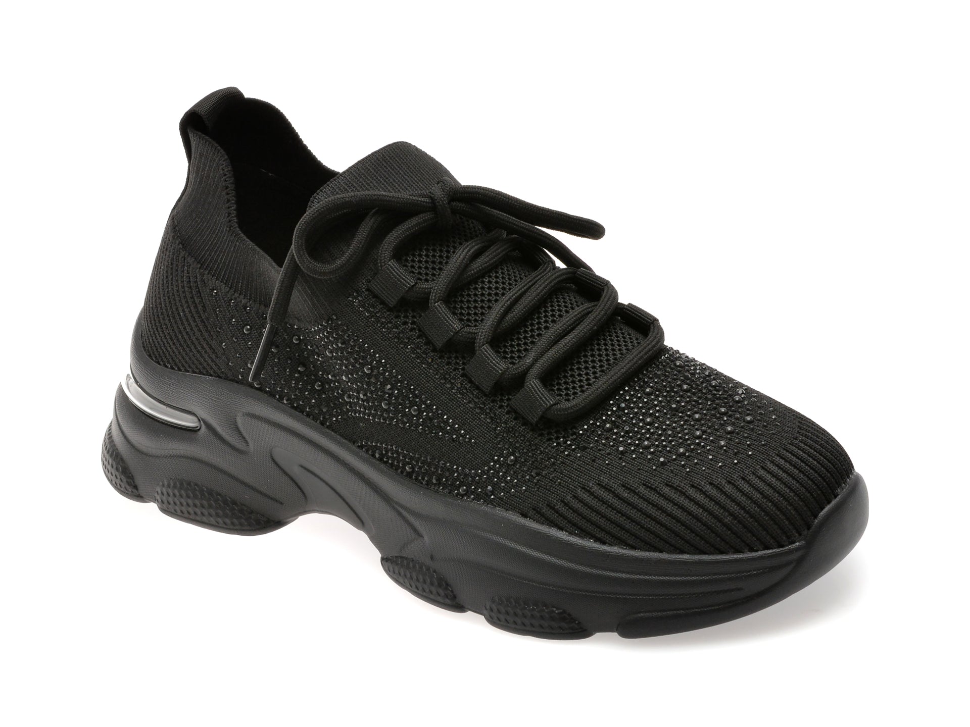 Pantofi sport FLAVIA PASSINI negri, 213315B, din material textil