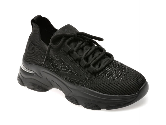 Pantofi sport FLAVIA PASSINI negri, 213315B, din material textil