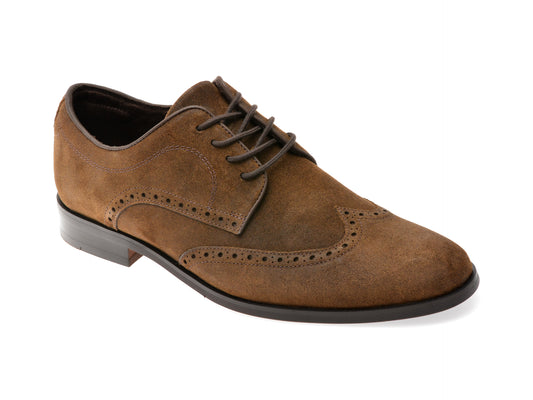 Pantofi eleganti ALDO maro, SARGASSO 240, din piele intoarsa