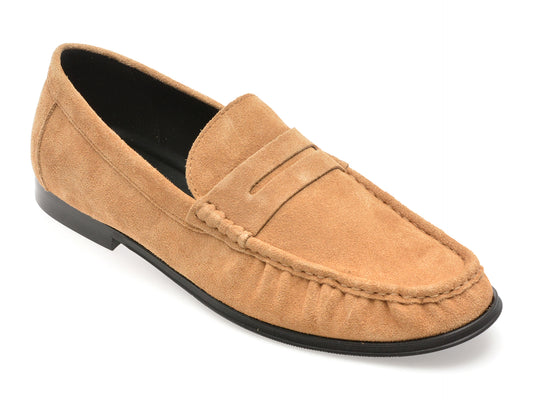 Mocasini eleganti ALDO maro, SPEAKEASY 237, din piele intoarsa