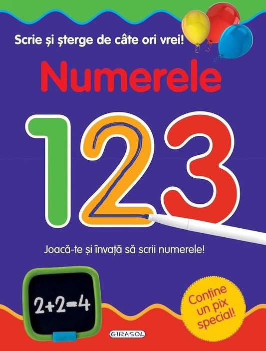 Scrie si sterge de cate ori vrei! Numerele 