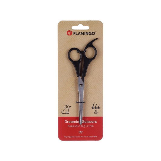 Flamingo Foarfeca Dreapta Cosmetica pentru Caini, 17 cm