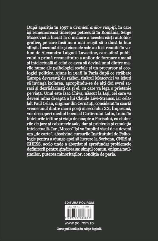 Dupa razboi la Paris - Serge Moscovici