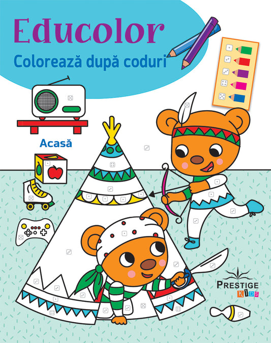 Coloreaza dupa Coduri - Cecile Marbehant