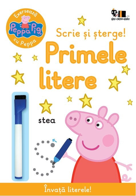 Peppa Pig - Exerseaza cu Peppa. Scrie si sterge! Primele litere - Neville Astley, Mark Baker