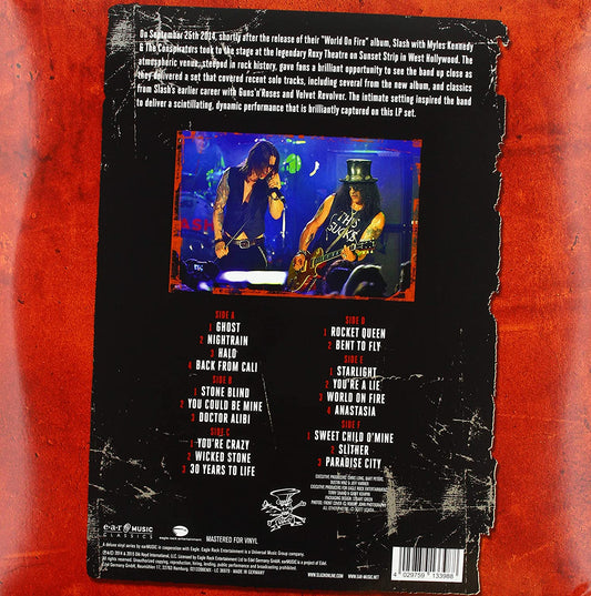 Slash - Live At The Roxy - Vinyl- Slash, Myles Kennedy and the Conspirators