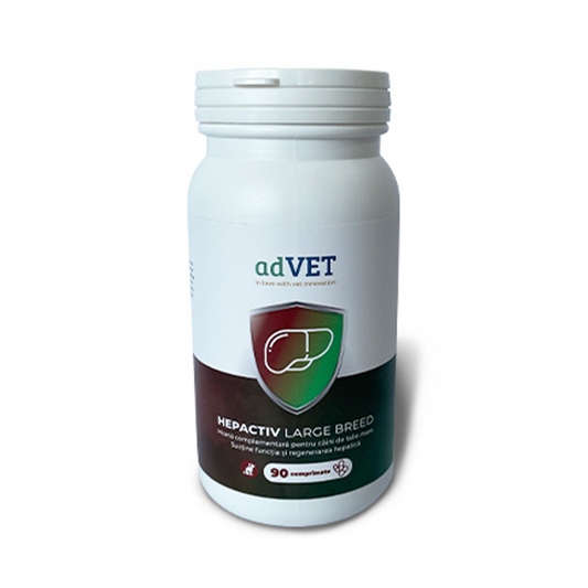 Hepactiv Large Breed, supliment alimentar, 90 capsule