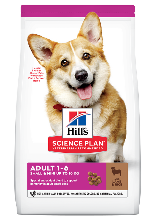 Hill's Science Plan Canine Adult Small and Mini Lamb and Rice, 6 kg