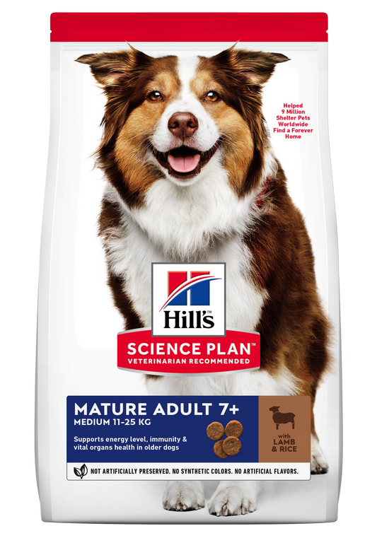 Hill's Science Plan Canine Mature Medium Lamb and Rice, 2.5 kg