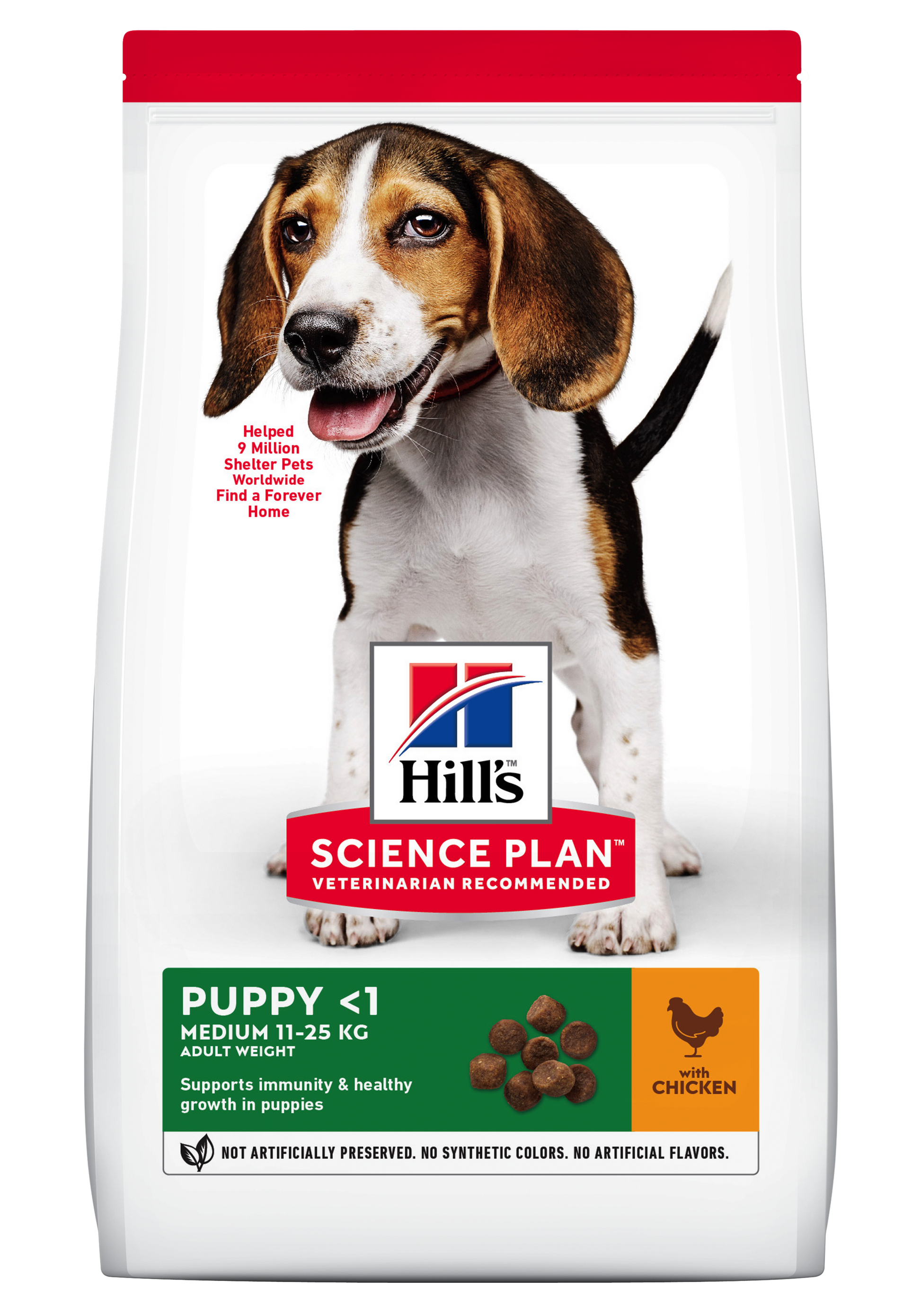 Hill's Science Plan Canine Puppy Medium Chicken, 2.5 kg