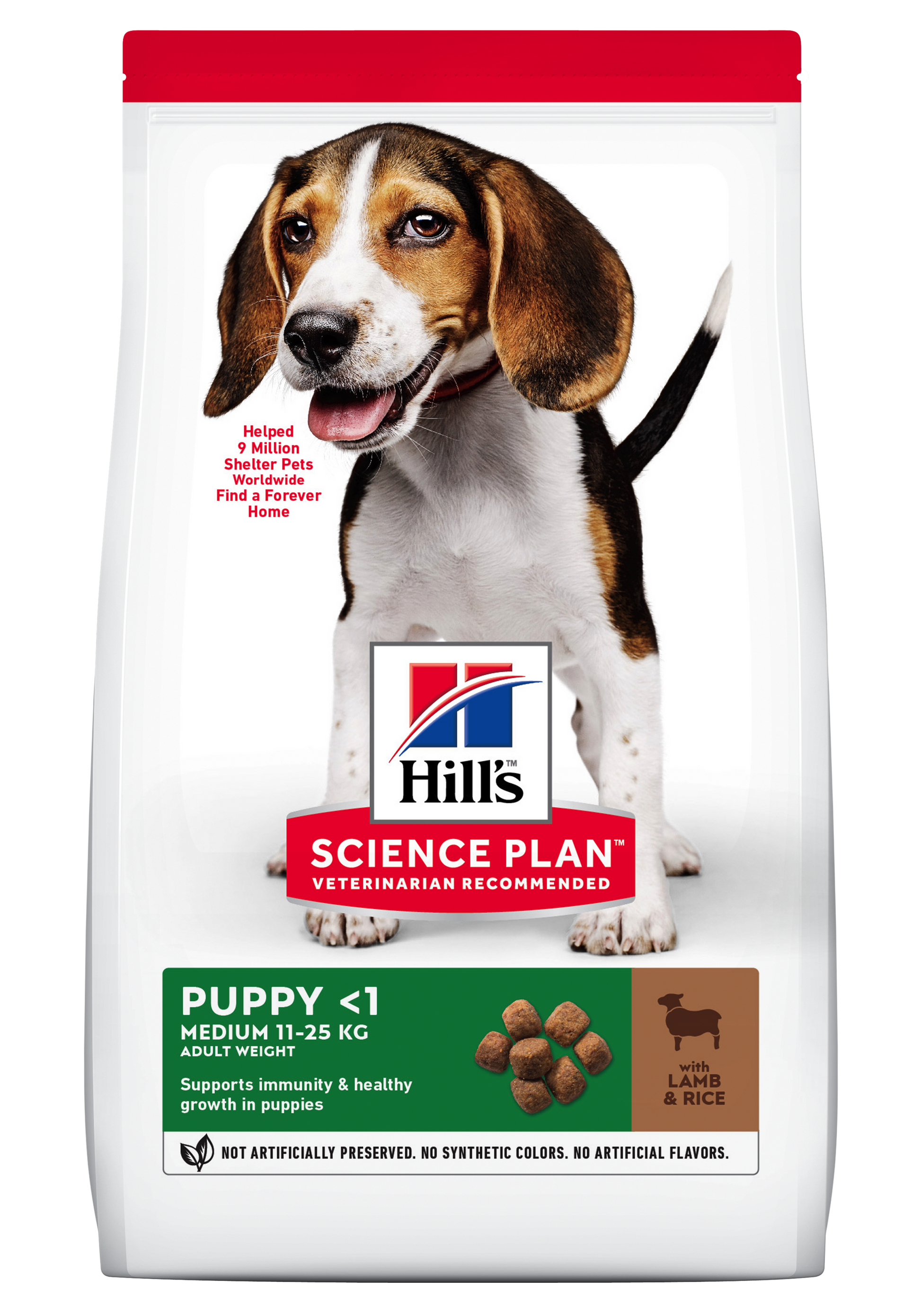 Hill's Science Plan Canine Puppy Medium Lamb and Rice, 2.5 kg