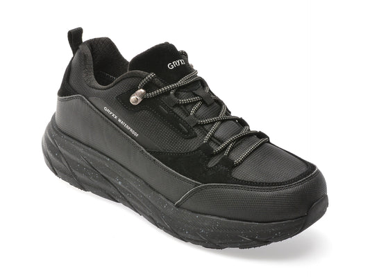 Pantofi sport GRYXX negri, 40038, din material textil