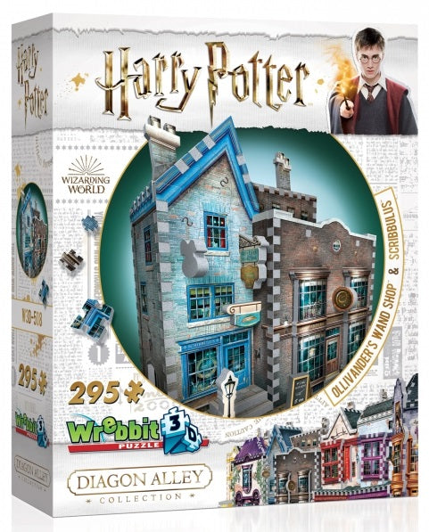 Puzzle 3D - Ollivander’s Wand Shop And Scribbulus - Wrebbit 3D