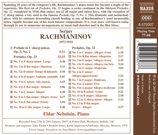 Rachmaninov: Preludes for piano (Complete)- Sergei Rachmaninov