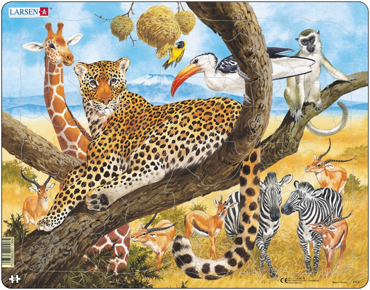 Puzzle 48 piese - Maxi - Life on the Forest Floor - Larsen