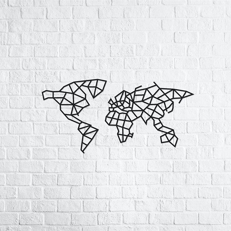 Puzzle 3D decorativ - World Map, 324 piese - EWA