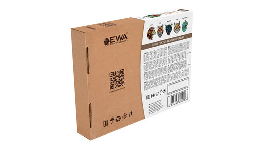 Puzzle din lemn - T-REX, 129 piese - EWA