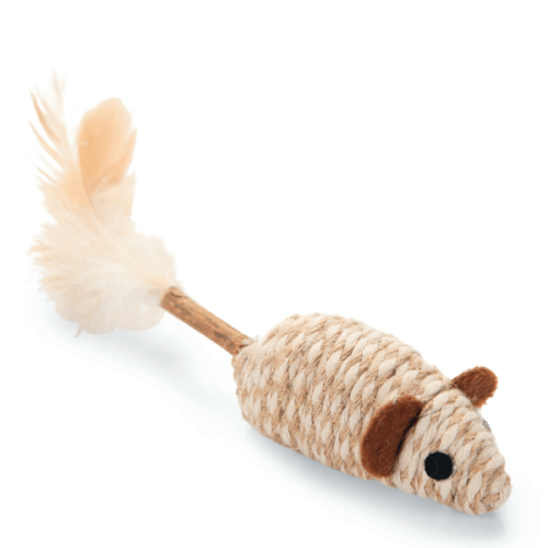 Jucarie Pisici Beeztees Soarece Catnip & Matatabi, 12 cm