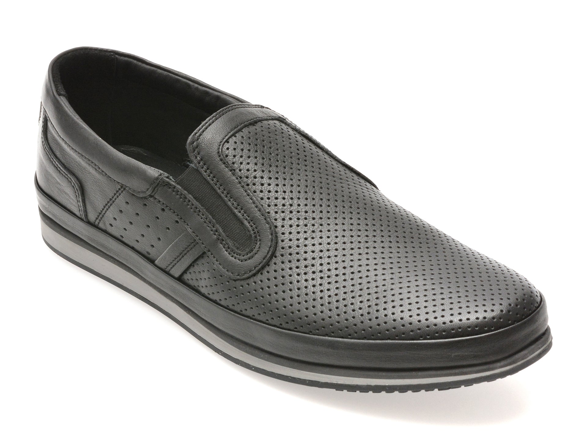 Pantofi GRYXX negri, M6303, din piele naturala