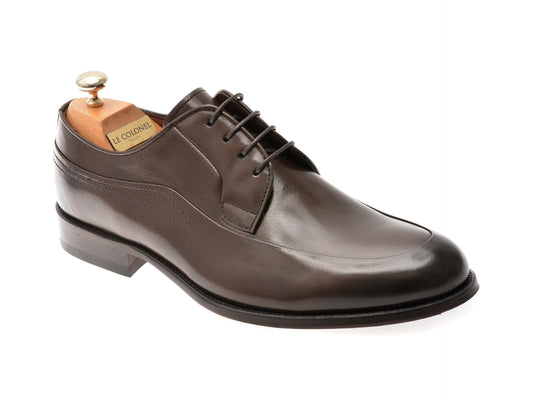 Pantofi eleganti LE COLONEL maro, 63936, din piele naturala