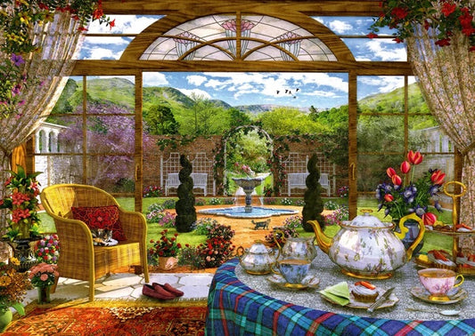Puzzle 1000 piese - Dominic Davison - View from the Conservatory - Schmidt
