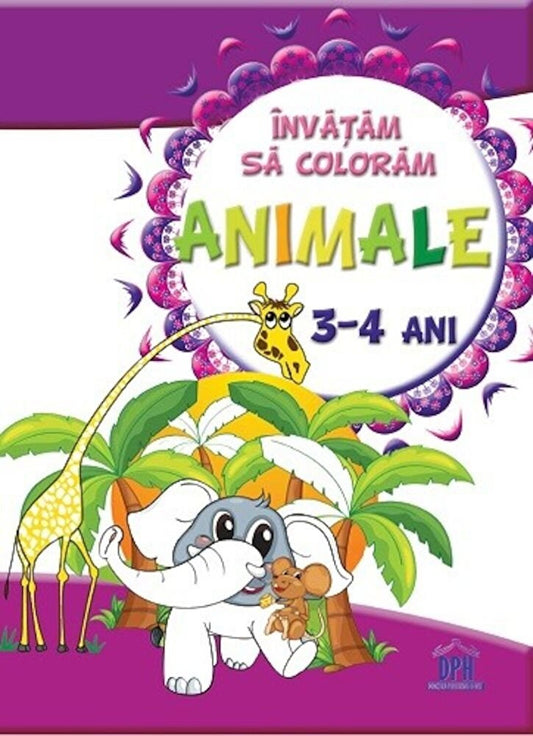 Invatam sa coloram animale 3-4 ani 