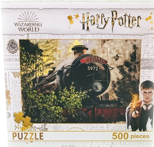 Puzzle 500 piese - Harry Potter, Trenul Hogwarts Express - Jigsaw Puzzle